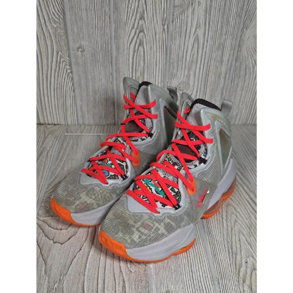 Nike Lebron 19 Fast Food Athletic Sneakers Kids Youth Size 4.5Y